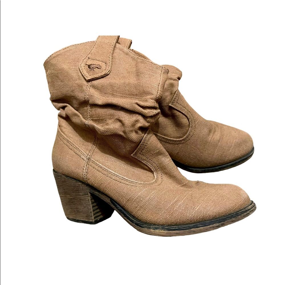 Rocket Dog size 7.5 Brown short cowboy boots